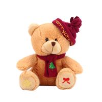 PL83109 (3) PLUSH BEAR WITH SCARF AND HAT